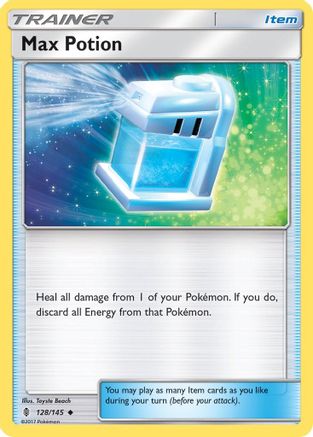 Max Potion 128/145  - Reverse Holofoil SM  Guardians Rising - Uncommon