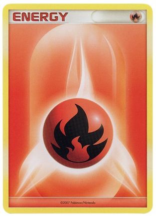 Fire Energy (2007 Unnumbered D/P Style Non (2007 Unnumbered D/P Style Non-Holo)/P  League & Championship Cards - Promo
