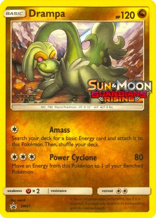 Drampa (Prerelease) [Staff] SM21  - Holofoil SM Promos - Promo