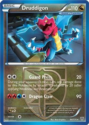 Druddigon (BW Plasma Storm) 094/135  - Holofoil Deck Exclusives - Holo Rare
