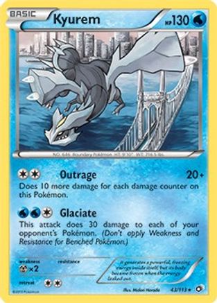Kyurem 43/113 (BW Legendary Treasures) (BW Legendary Treasures) 043/113  Deck Exclusives - Rare