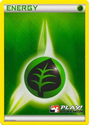 Grass Energy (2011 Play! Pokemon) (2011 Play! Pokemon)  - Holofoil League & Championship Cards - Promo