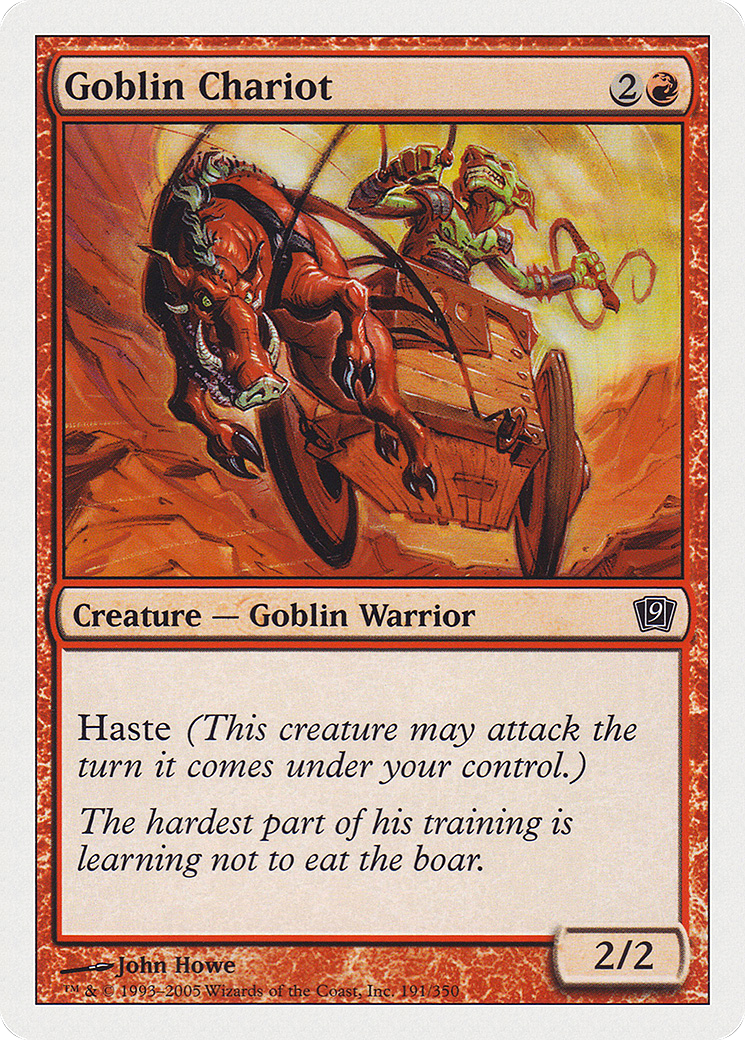 Goblin Chariot (9ED-191★) - 9th Edition Foil