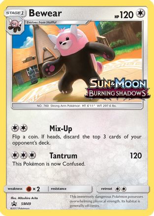 Bewear (Prerelease) SM49  - Holofoil SM Promos - Promo