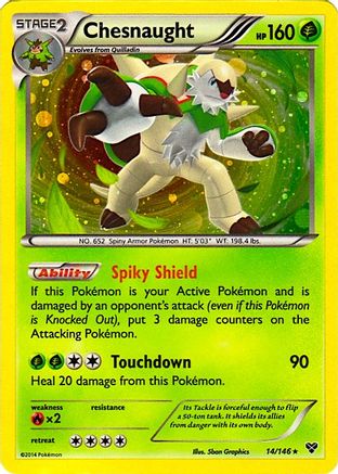 Chesnaught (Cosmos Holo) 014/146  - Holofoil Blister Exclusives - Promo