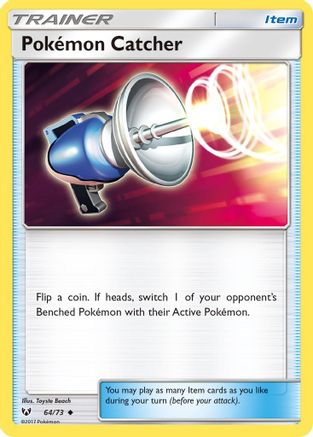 Pokemon Catcher 064/73  Shining Legends - Uncommon