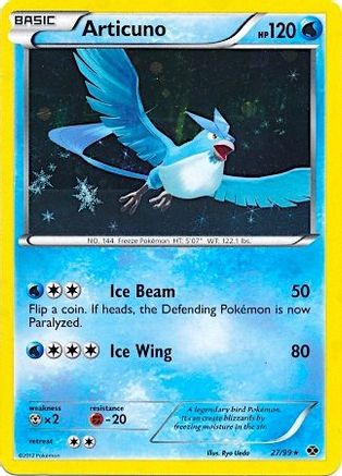 Articuno (Next Destinies) 027/99  - Holofoil Blister Exclusives - Promo