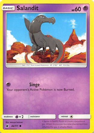 Salandit 046  SM  Crimson Invasion - Common