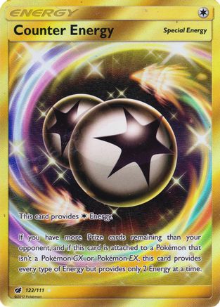 Counter Energy (Secret) 122/111  - Holofoil SM  Crimson Invasion - Secret Rare