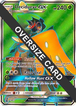 Decidueye GX (SM Black Star Promo) SM37  - Holofoil Jumbo Cards - Promo