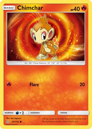 Chimchar (20) (20) 020/156  SM  Ultra Prism - Common