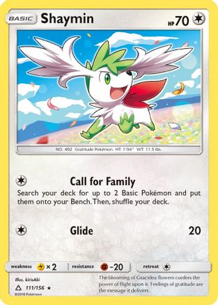 Shaymin (111) (111) 111  SM  Ultra Prism - Rare