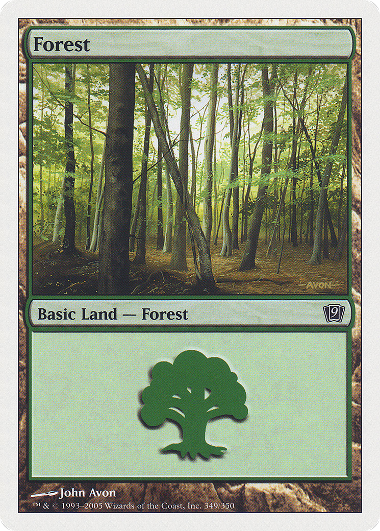 Forest (9ED-349★) - 9th Edition