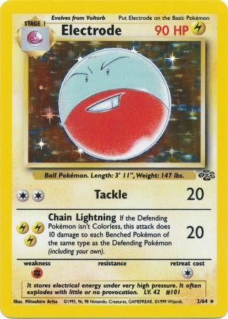 Electrode (2) (2) 002/64  - Unlimited Holofoil Jungle - Holo Rare