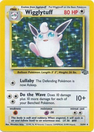 Wigglytuff (16) (16) 016/64  - Unlimited Holofoil Jungle - Holo Rare