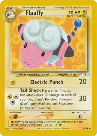 Flaaffy 028/64  - Unlimited Neo Revelation - Uncommon