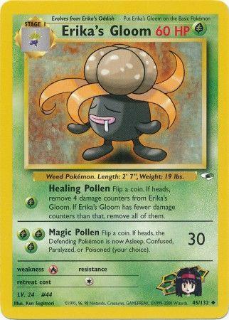 Erika's Gloom (45) (45) 045/132  - Unlimited Gym Heroes - Uncommon