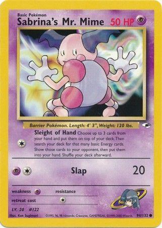 Sabrina's Mr. Mime 094/132  - Unlimited Gym Heroes - Common
