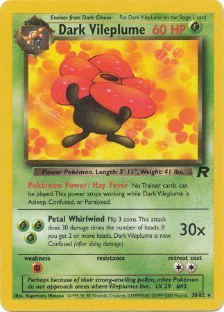 Dark Vileplume (30) (30) 030/82  - Unlimited Team Rocket - Rare