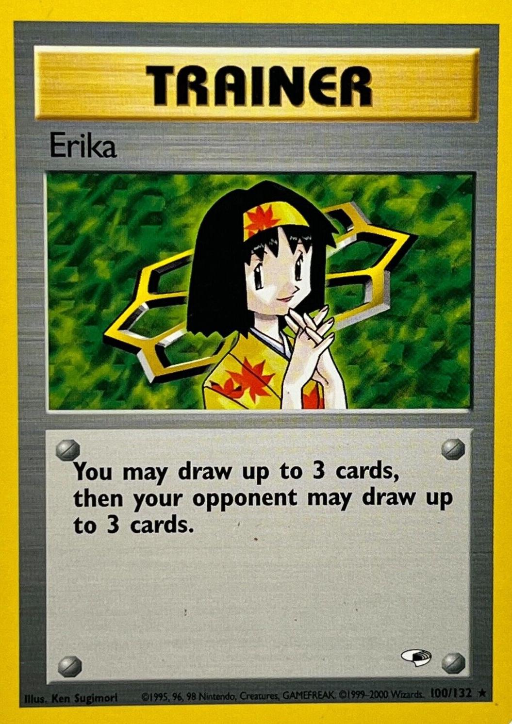 Erika (100) (100) 100/132  - Unlimited Gym Heroes - Rare