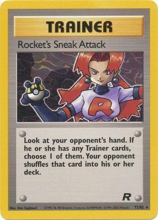 Rocket's Sneak Attack (72) (72) 072/82  - Unlimited Team Rocket - Rare