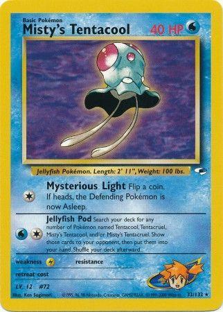 Misty's Tentacool (32) (32) 032/132  - Unlimited Gym Heroes - Rare