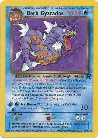 Dark Gyarados (25) (25) 025/82  - Unlimited Team Rocket - Rare