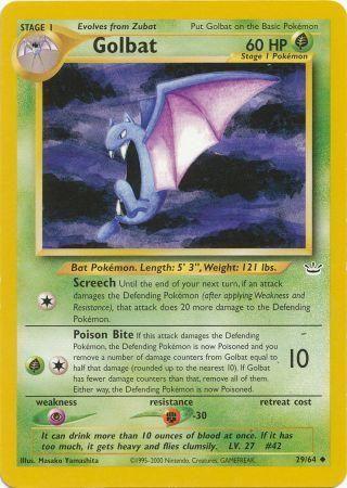 Golbat 029/64  - Unlimited Neo Revelation - Uncommon