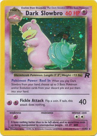 Dark Slowbro (12) (12) 012/82  - Unlimited Holofoil Team Rocket - Holo Rare