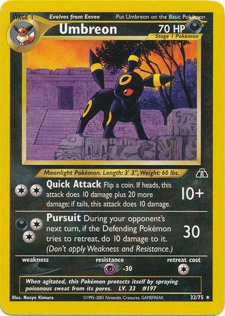 Umbreon (32) (32) 032/75  - Unlimited Neo Discovery - Rare