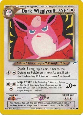 Dark Wigglytuff 040/105  - Unlimited Neo Destiny - Uncommon