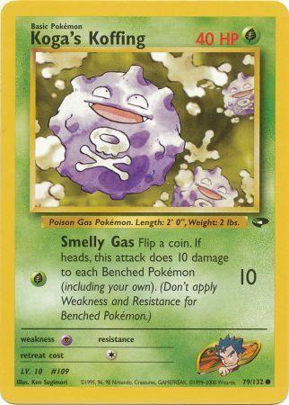 Koga's Koffing (79) (79) 079/132  - Unlimited Gym Challenge - Common