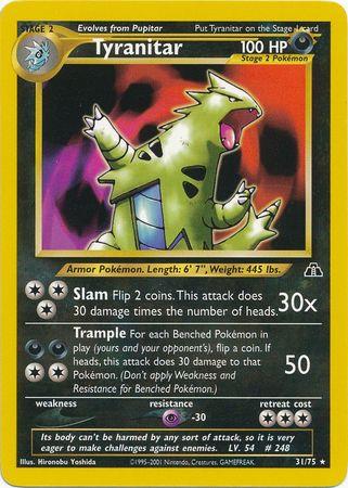 Tyranitar (31) (31) 031/75  - Unlimited Neo Discovery - Rare