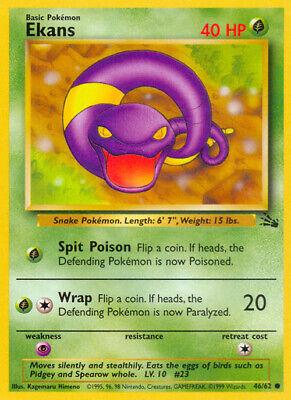 Ekans 046/62  - Unlimited Fossil - Common