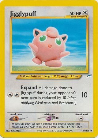 Jigglypuff 044/105  - Unlimited Neo Destiny - Uncommon