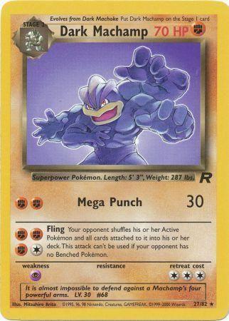 Dark Machamp (27) (27) 027/82  - Unlimited Team Rocket - Rare