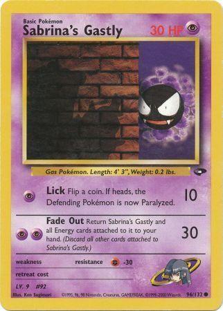 Sabrina's Gastly (96) (96) 096/132  - Unlimited Gym Challenge - Common