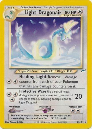 Light Dragonair 022/105  - Unlimited Neo Destiny - Rare
