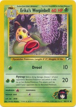 Erika's Weepinbell (48) (48) 048/132  - Unlimited Gym Heroes - Uncommon