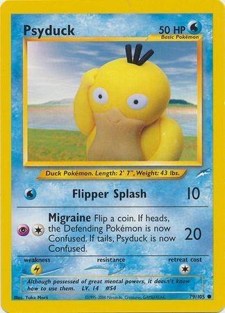 Psyduck 079/105  - Unlimited Neo Destiny - Common
