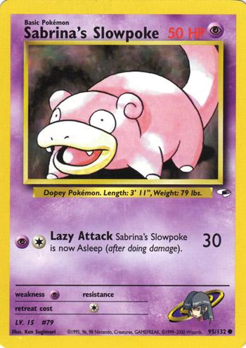 Sabrina's Slowpoke 095/132  - Unlimited Gym Heroes - Common