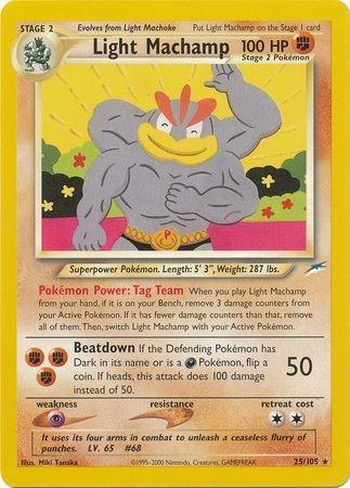 Light Machamp 025/105  - Unlimited Neo Destiny - Rare