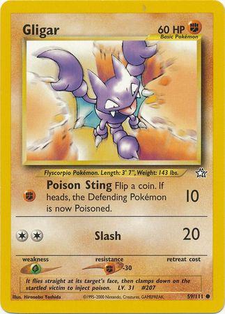 Gligar 059/111  - Unlimited Neo Genesis - Common