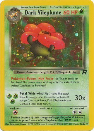 Dark Vileplume (13) (13) 013/82  - Unlimited Holofoil Team Rocket - Holo Rare