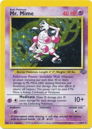 Mr. Mime (6) (6) 006/64  - Unlimited Holofoil Jungle - Holo Rare