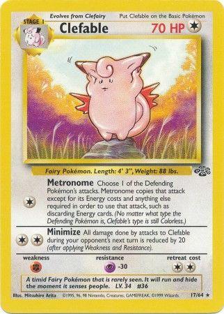 Clefable (17) (17) 017/64  - Unlimited Jungle - Rare