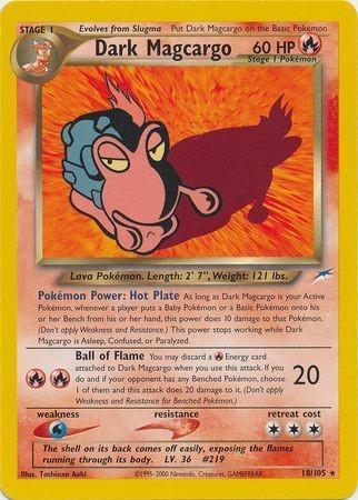 Dark Magcargo 018/105  - Unlimited Neo Destiny - Rare