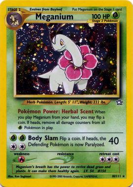 Meganium (10) (10) 010/111  - Unlimited Holofoil Neo Genesis - Holo Rare