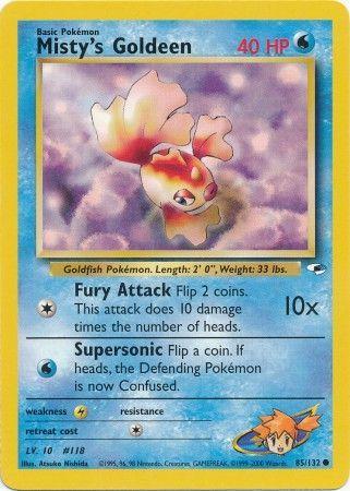 Misty's Goldeen (85) (85) 085/132  - Unlimited Gym Heroes - Common
