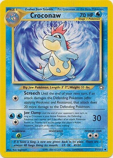 Croconaw (31) (31) 031/111  - Unlimited Neo Genesis - Uncommon